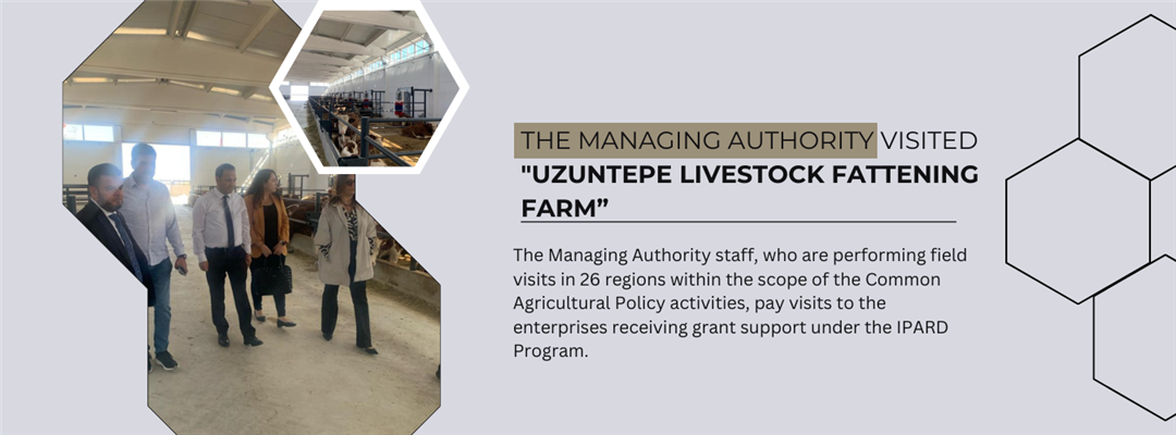 THE MANAGING AUTHORITY VISITED "UZUNTEPE LIVESTOCK FATTENING FARM