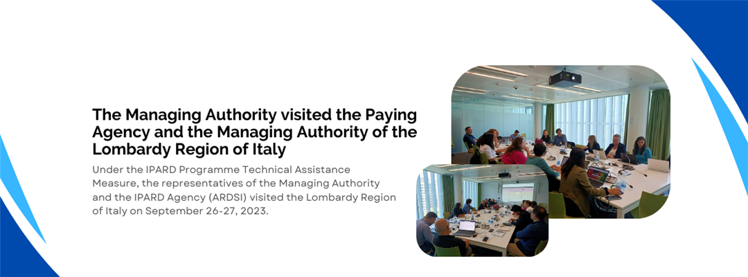 The Managing Authority visited the Paying Agency and the Managing Authority of the Lombardy Region of Italy