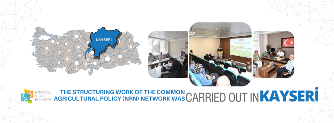 THE STRUCTURING WORK OF THE COMMON AGRICULTURAL POLICY (NRN) NETWORK WAS CARRIED OUT IN KAYSERI. 